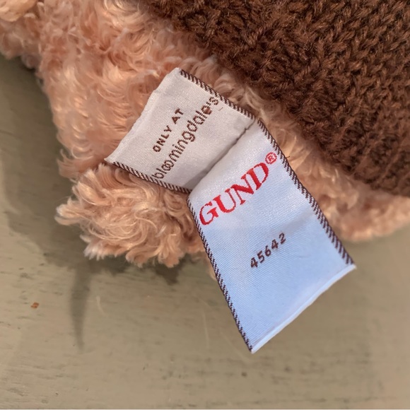 Gund Bloomingdale’s Little Brown Plush Bear In Sweater - Picture 5 of 6